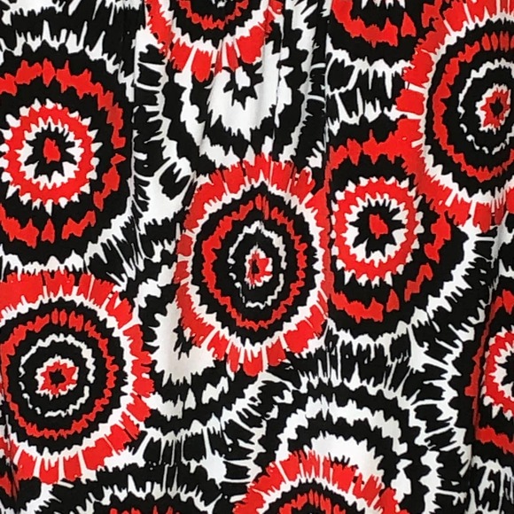 Ruby Rd. Shirt Red Black Sleeveless Top Petite L - Picture 3 of 6